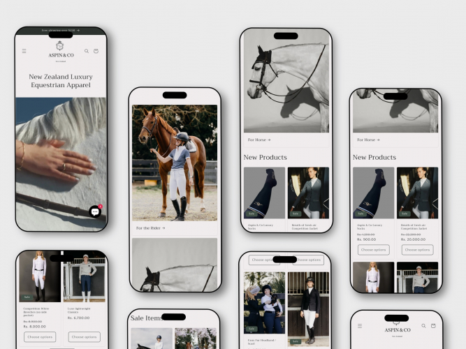 High-Performance Shopify Store for Premium Equestrian Brand screenshot 3