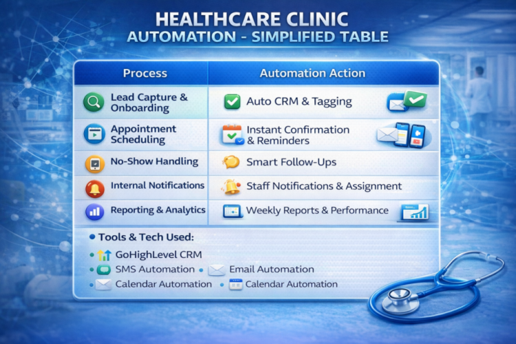 Automated Healthcare Clinic Management System Using GoHighLevel screenshot 3