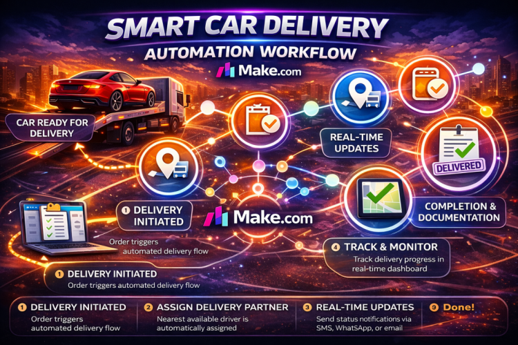Intelligent Car Delivery Automation with make.com screenshot 3