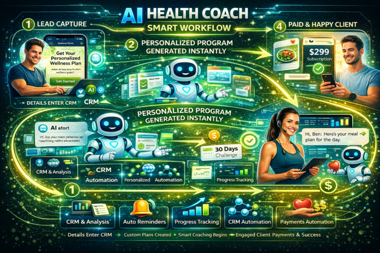Digital Wellness Revolution – AI Health Coach Automation screenshot 1