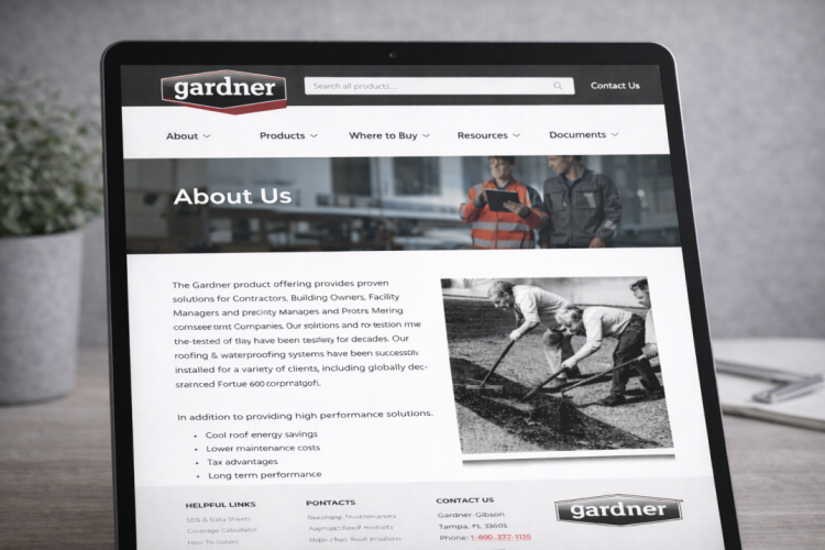 Shopify Website Design and Development for an Industrial Brand screenshot 1