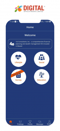 4E Application screenshot 1