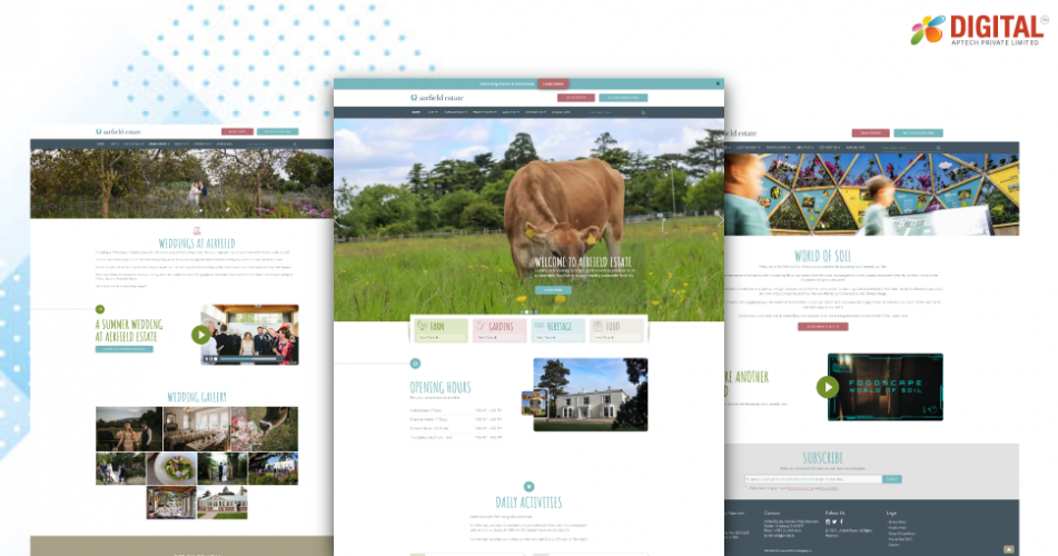 Airfield Website screenshot 1