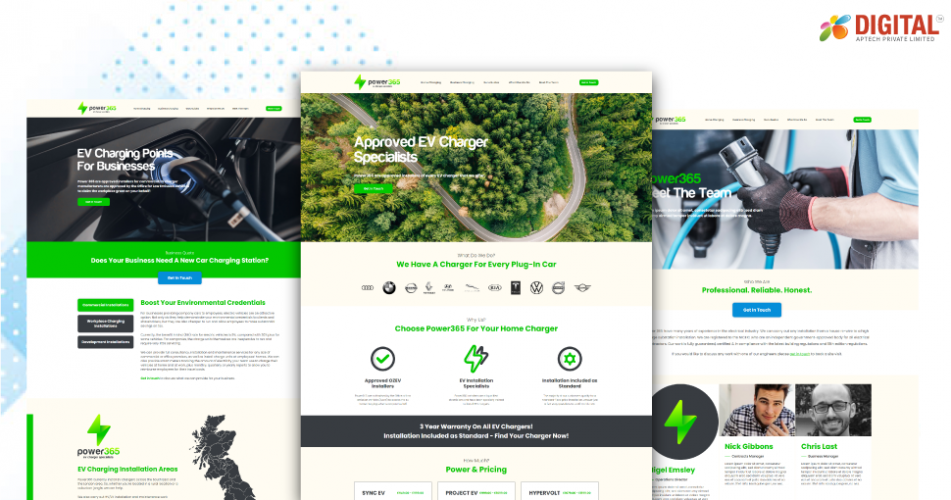 Power 365 Website screenshot 1