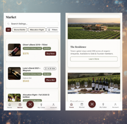 Wine Marketplace with Digital Passports screenshot 1