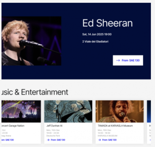 Ticketing marketplace screenshot 1