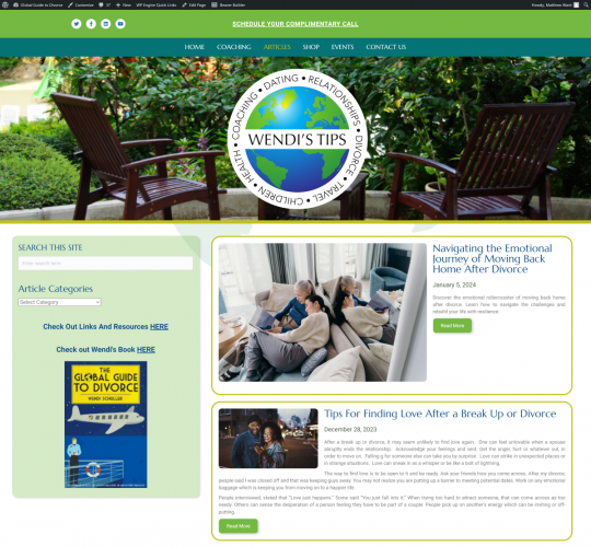 Global Guide to Divorce Website Update screenshot 1