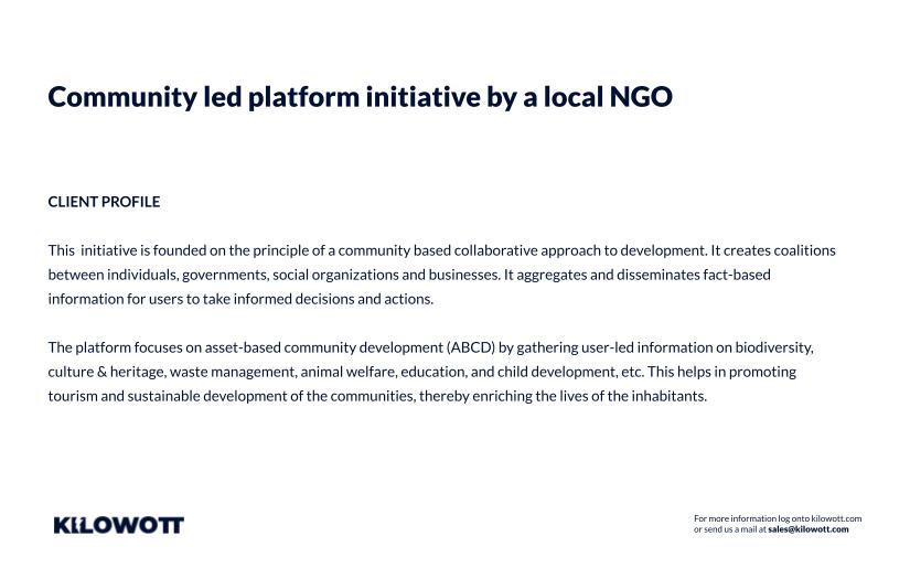 Tagging App To Drive Community Initiative Programs screenshot 2