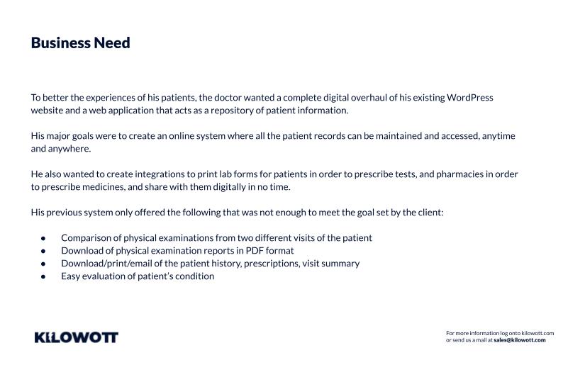 Platform for a Physician to provide Digi-Medical Solutions screenshot 3