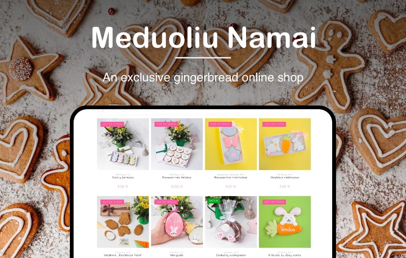 Ecommerce – Gingerbread & B2B gifts screenshot 1