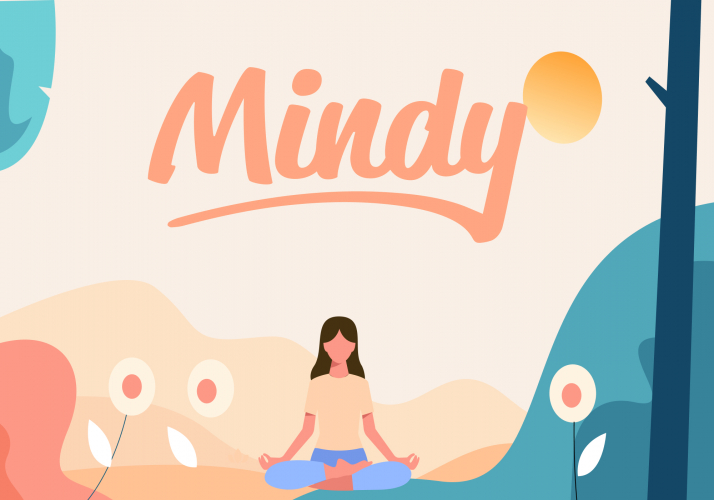 Mindy - a mindfulness app that helps users to relax and meditate screenshot 1