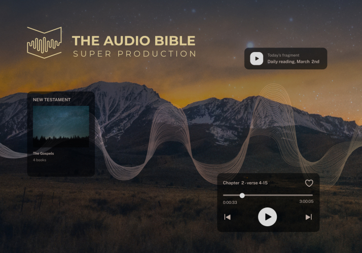 The Audio Bible Superproduction - audio streaming screenshot 1