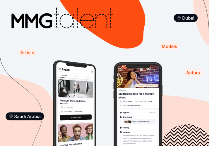 MMG Talent - a casting platform for finding jobs in the entertainment screenshot 1