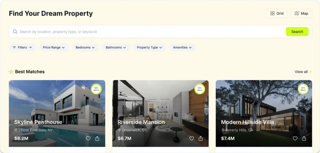 Havenly: AI-Powered Luxury Real Estate Platform for Premium Property Buying screenshot 2