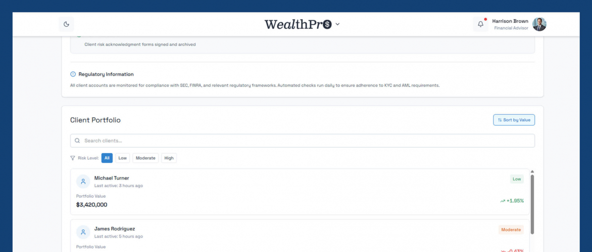 AI-Powered Wealth Management Software for Intelligent Portfolio & Investment Management screenshot 2