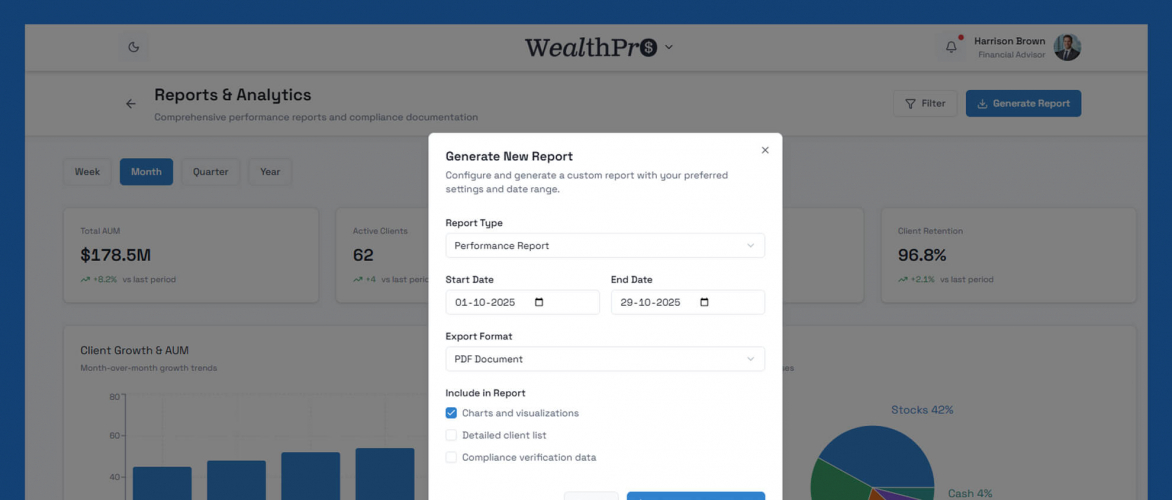 AI-Powered Wealth Management Software for Intelligent Portfolio & Investment Management screenshot 1