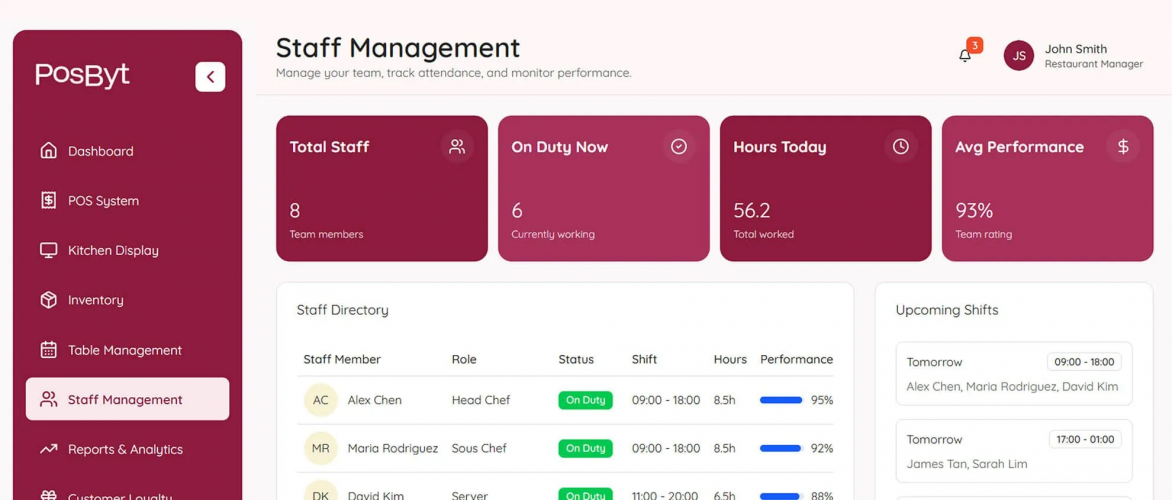 Restaurant Management Software for Smart Operations, POS & Real-Time Analytics screenshot 1