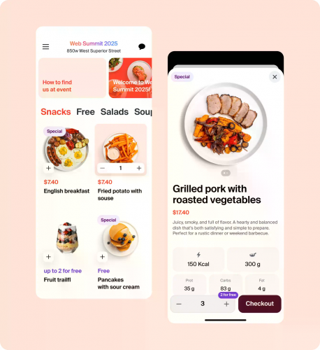 Sizl. Dark kitchen mobile app screenshot 4