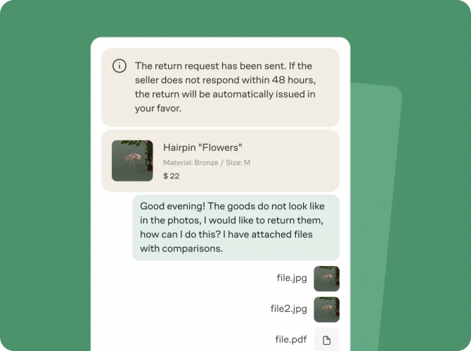 Marketplace for sellers of local goods screenshot 2