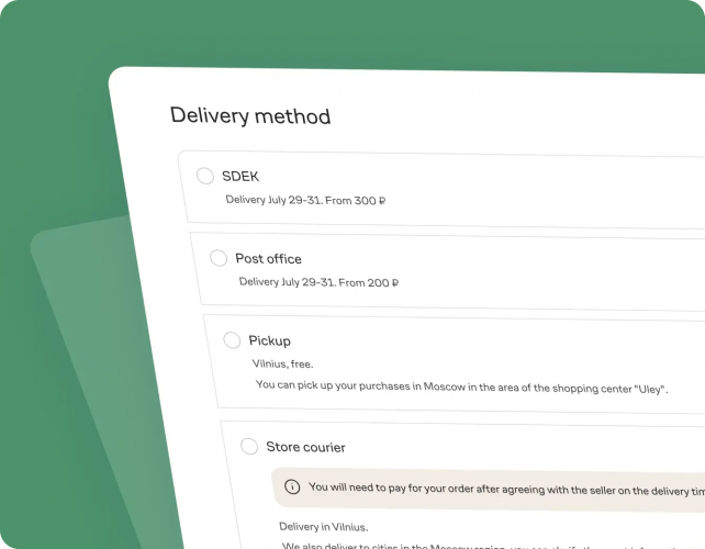 Marketplace for sellers of local goods screenshot 1
