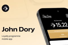 John Dory. Multifunctional loyalty programme app for a large seafood retailer