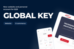 New website and personal account for B2B 