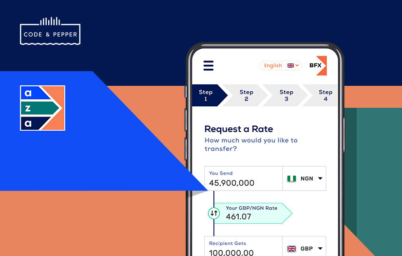 AZA: Front-end Development and Team Augmentation for an International Payment Platform screenshot 1