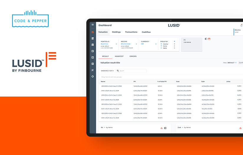 LUSID: Team Augmentation for Asset Management Project Development screenshot 1