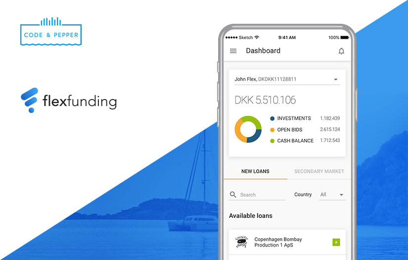 Flex Funding: P2P Lending Platform Development with Team Augmentation and End-to-End UI/UX Design screenshot 1