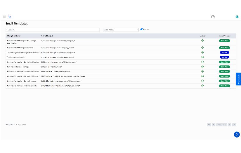 Bid Management System screenshot 1