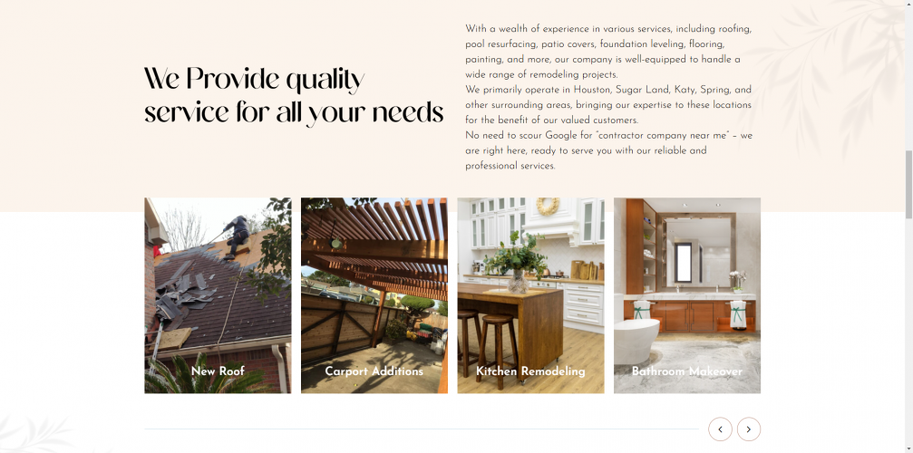 Design to Wordpress for E&N Builders Group LLC screenshot 3