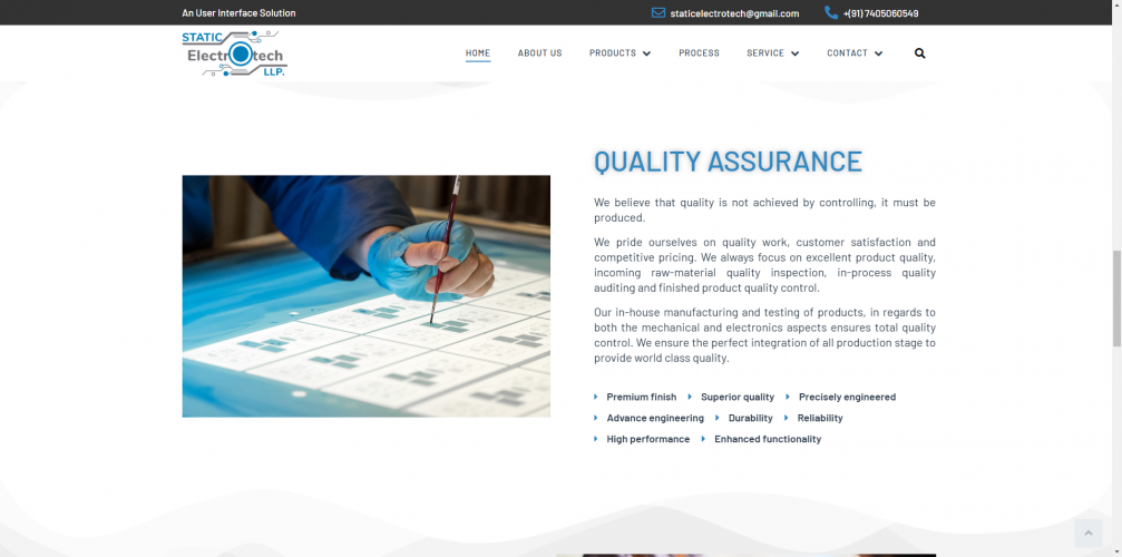 Figma Design to Elementor for Static Electrotech  screenshot 2
