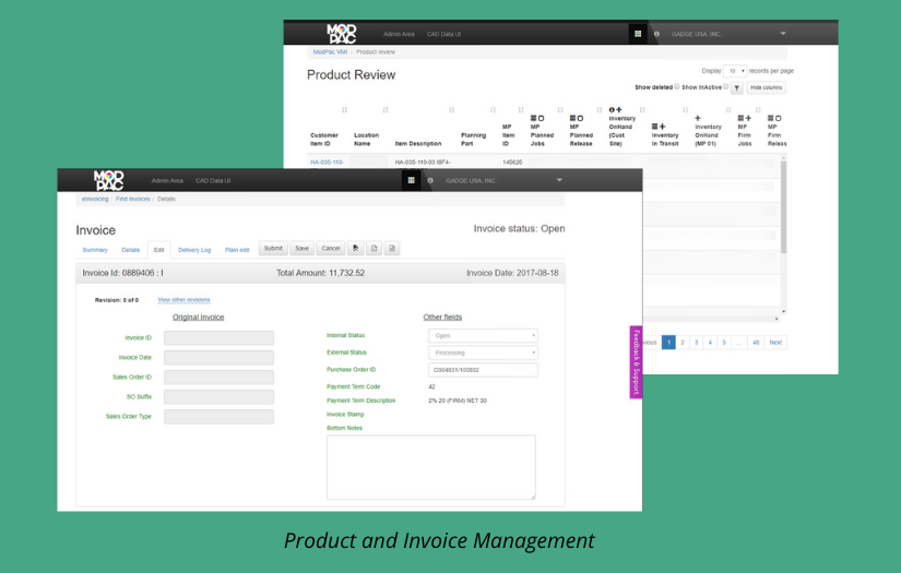 Mod-Pac — OMS for Packaging Manufacturer screenshot 2