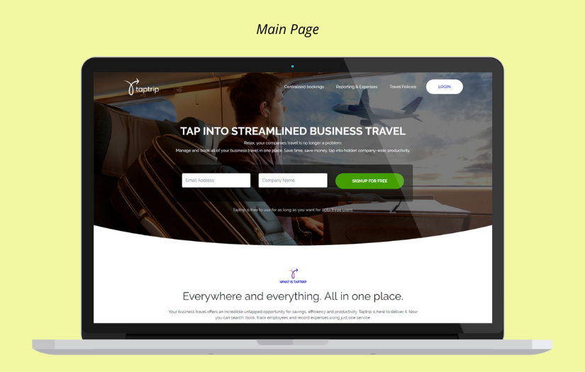 Taptrip — Business Travel Management Solution screenshot 1