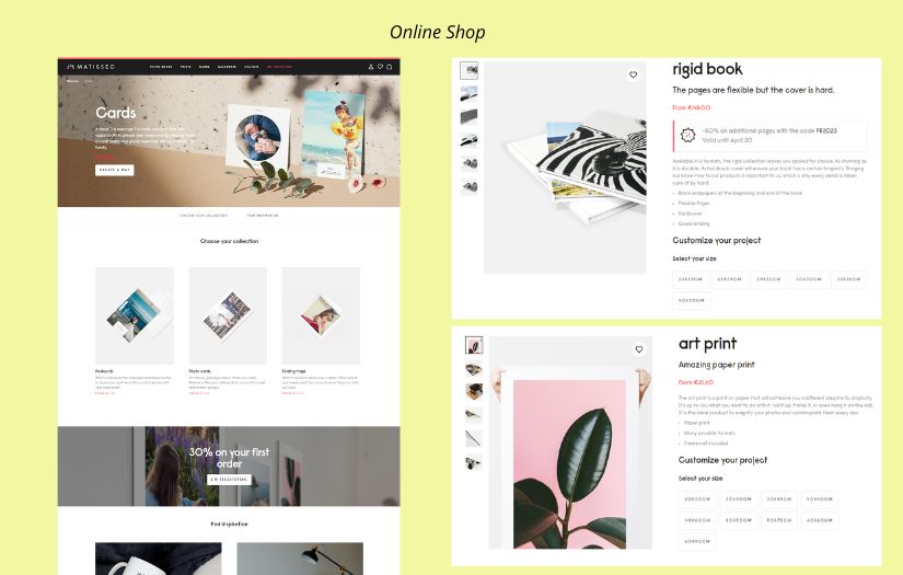 Matisseo — Web-to-Print Solution for Photobook Publishing Service screenshot 4