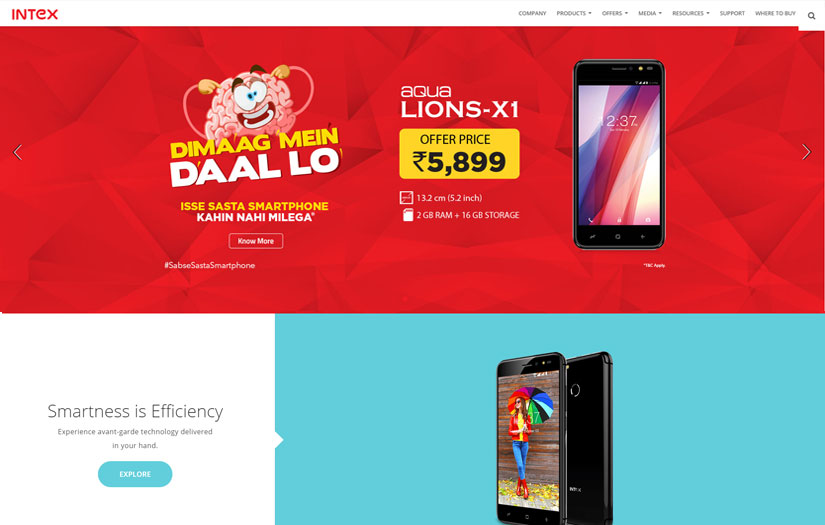 Intex Technologies screenshot 1