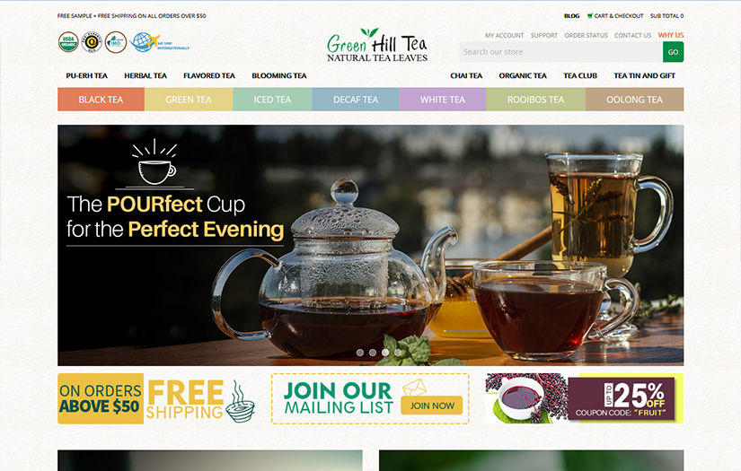 Green Hill Tea screenshot 1