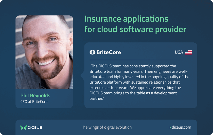 Insurance Applications for Cloud Software Provider screenshot 1