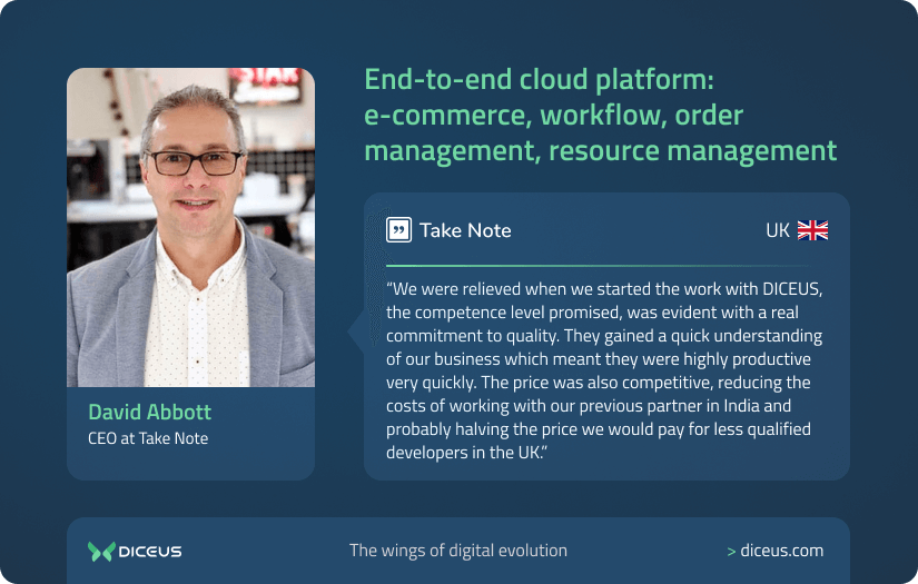 End-to-end Cloud Platform: E-commerce, Workflow, Order Management, Resource Management screenshot 1