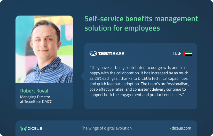 Self-service Benefits Management Solution for Employees screenshot 1