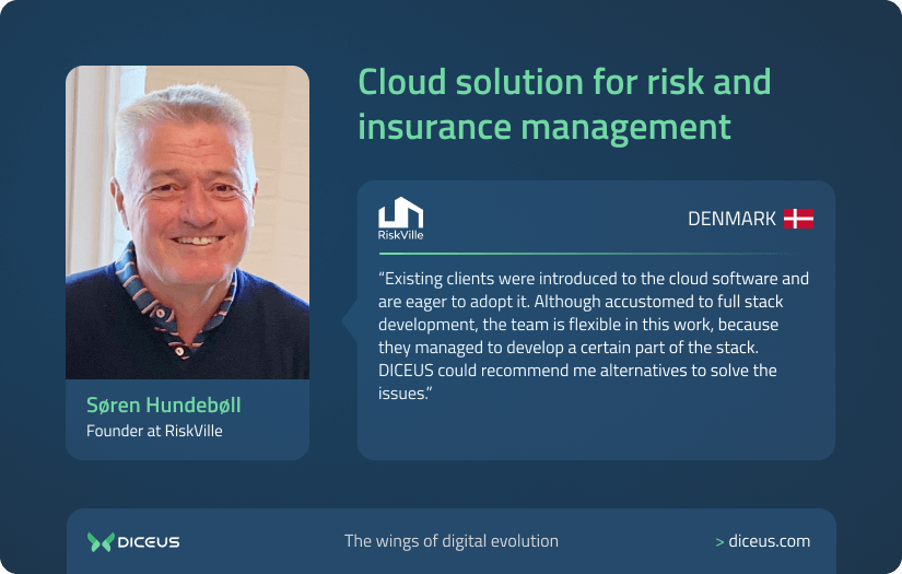 Cloud Solution for Risk and Insurance Management screenshot 1