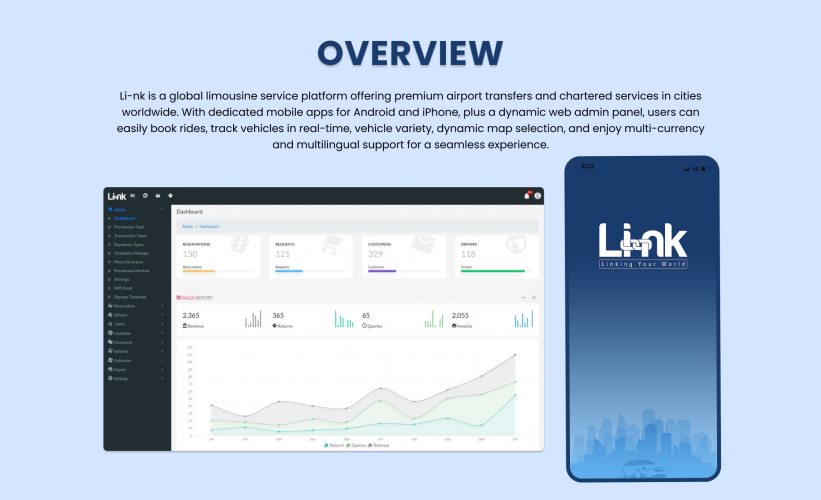 Li-nk: Global limousine service provider App screenshot 4