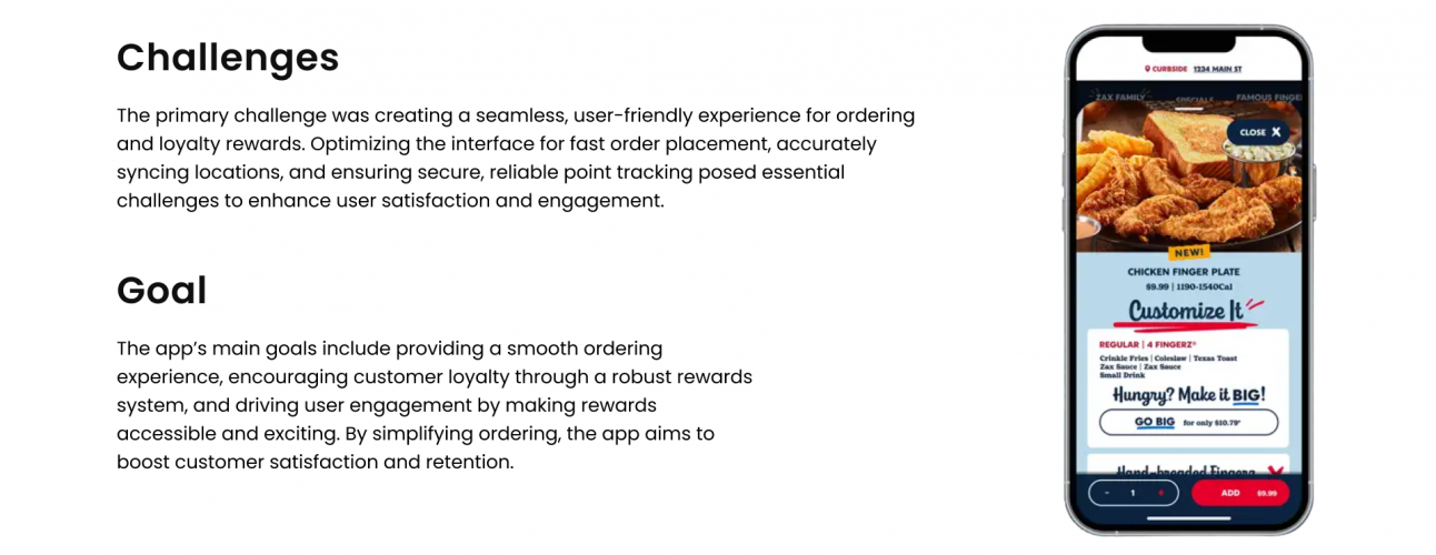 Zaxbys - Restaurant Pickup and Delivery Solution 📲🚗🍔 screenshot 1