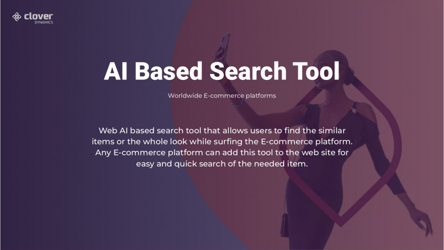 AI BASED SEARCH TOOL (web application) screenshot 1