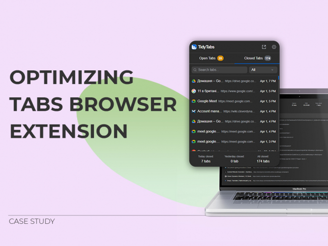 Optimizing Tabs Browser Extension screenshot 1