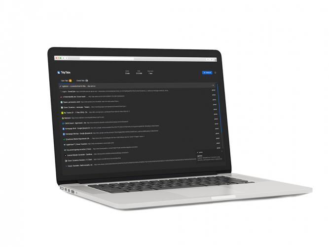 Optimizing Tabs Browser Extension screenshot 5