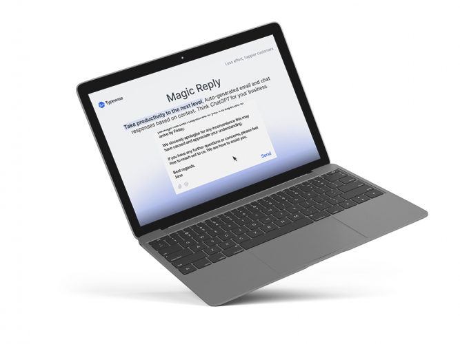 Browser Extension & web app development for AI communication assistant ( Typewise) screenshot 4