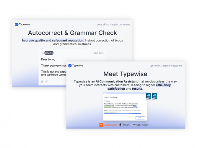 Browser Extension & web app development for AI communication assistant ( Typewise) screenshot 3