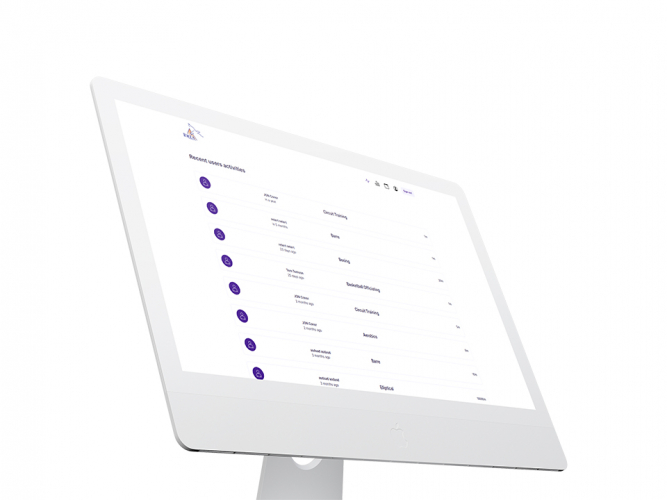 Workouts Tracking Web Platform screenshot 2