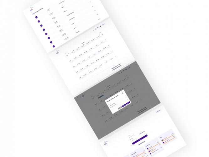 Workouts Tracking Web Platform screenshot 1